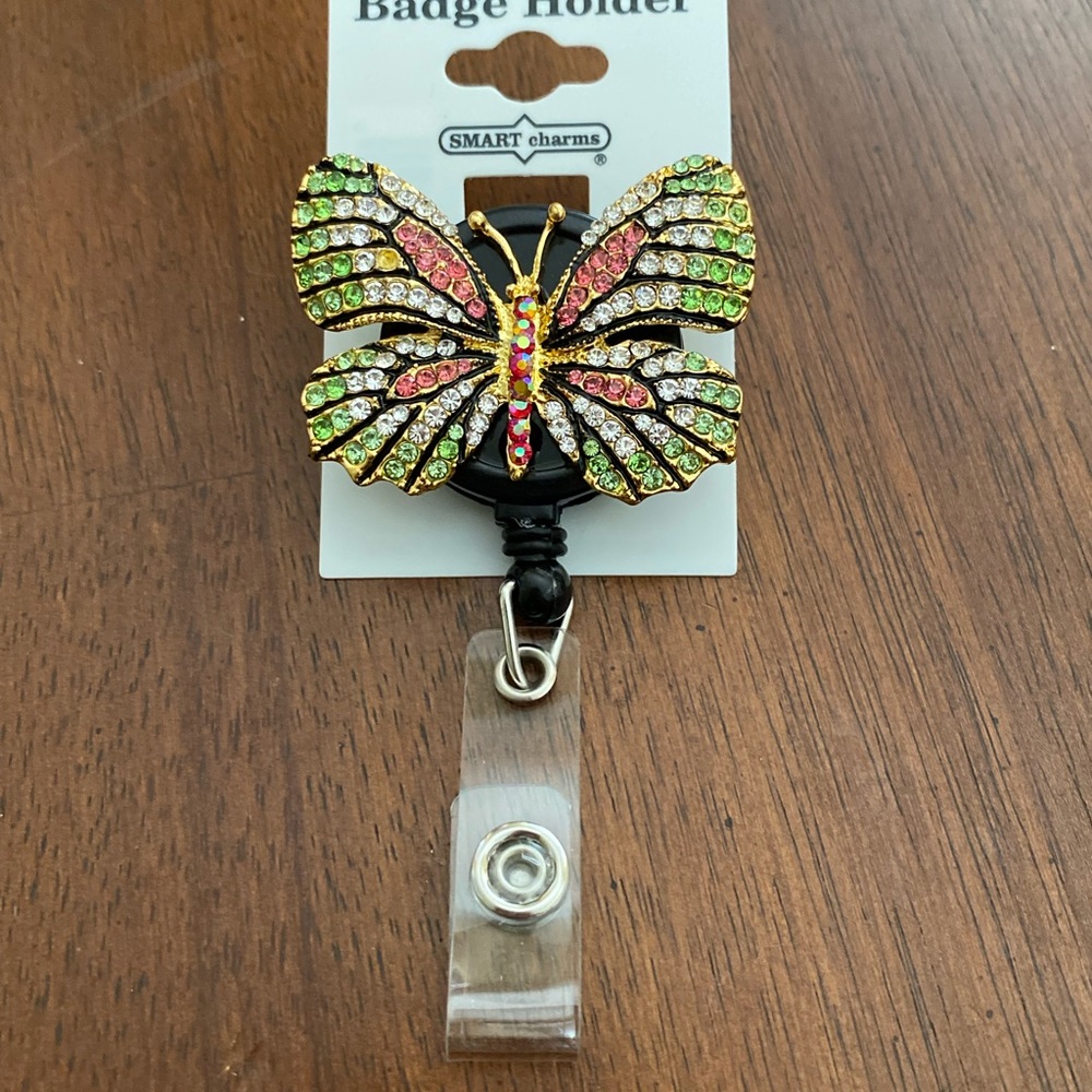Sparkle Butterfly Badge Reel